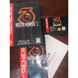Mortal Kombat 3 Sega Genesis Original Con Manual Y Tarjeta