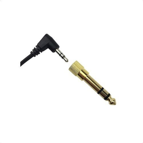 Adaptador Plug Jack Plus 6.3 Macho A 3.5 Hembra Estéreo