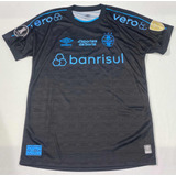 Camisa Jogo Grêmio Libertadores 2024 C. Pavon 21 M Preta