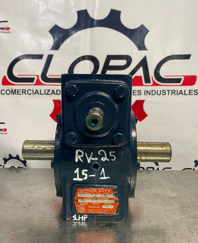 Reductor De Velocidad De Flechas 1 Hp 15-1 Clopac Rv-25