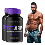 2x Testo Alpha Testosteronaa Capsulas P/ Homens Original Zma