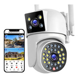 Cámara De Vigilancia 2k C/lente Dual Y Alerta De Movimiento