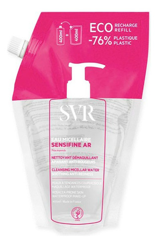 Svr Sensifine Ar Eua Micellaire 400ml Eco Refil Agua Micela Tipo De Piel Grasa-mixta