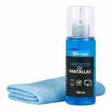 Limpiador De Pantallas Vorago 150ml Con Paño De Microfibra