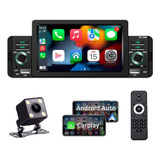 5 Pulgadas 1 Din Reproductor Estéreo Carplay Android Auto