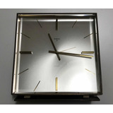 Reloj Despertador De Escritorio Vintage Marca Swiza Bronce