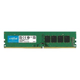 Memória Ram Color Verde  8gb 1 Crucial Ct8g4dfs8266