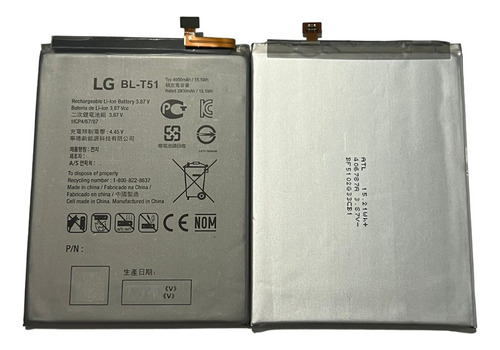 Flex Carga Bateria Bl-t51 LG K51 K52 K62 K62+ Nova +nf +gara