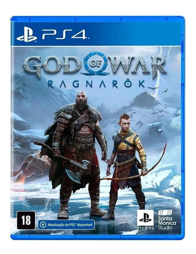 God Of War Ragnarök Ps4 Mídia Física Dublado Em Português Br