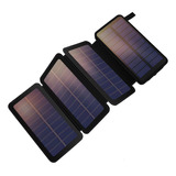 Cargador Solar Plegable Impermeable Portátil 20000 Mah