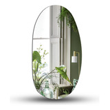Espelho Orgânico Pinterest 45x75 Vidro Lapidado Com Suporte