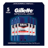 Antitranspirante Guillette Clear Gel Specialized 5 Pack
