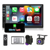 Estéreo Auto Fnbrli 7018b-c Pantalla Carplay Fm Bluetooth