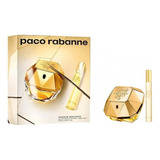 Set De Perfume Paco Rabanne Lady Million Edp Para Mujer 80 M