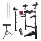 Kit Bateria Eletronica  Carlsbro Csd100 Odery + Banco Baquet