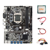 Placa Madre B75 Eth Mining 8xpcie A Usb+cpu+4 Pines A Cable+