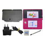 Nintendo 3ds Old Pink Gloss Game Top Rosa N3ds Completo
