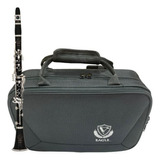 Clarineta Eagle Cl04n Bb Abs Cl-04 Com Estojo