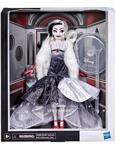 Boneca Disney Villains Cruella De Vil Style Series F3263