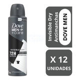 Desodorante Dove Men Antimanchas Spray Pack 12/ Kla Spa