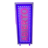 Cartel Led Abierto - Kiosco 60 X 25 Cm