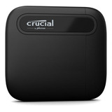 Crucial - Ssd Portátil Crucial X6 De 2 Tb, Hasta 800 Mb/s,.