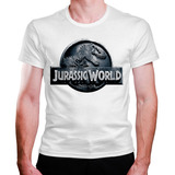 Camiseta Masculina Jurassic Park Logo Pedra