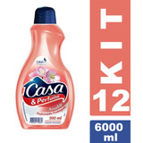 Kit 12 Desinfetante Amable Casa E Perfume 6000ml Uso Geral