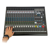 Mesa Som 16 Canais Bt Interface Usb Mxt Para Igreja Teatro