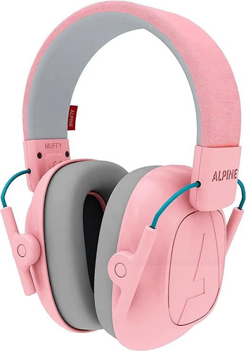 Audífonos Alpine Muffy Para Niños, Color Rosa