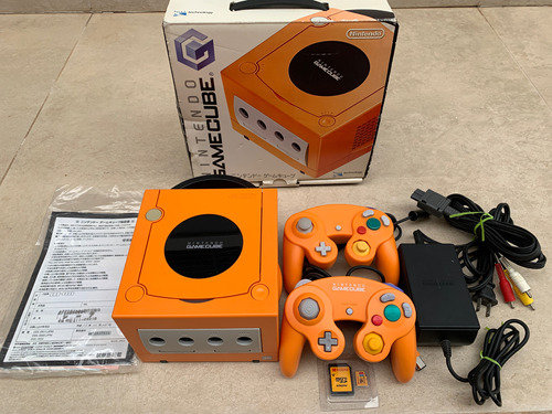 Nintendo Game Cube Orange Laranja + Picoboot + Sd Card 256gb