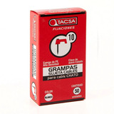 Grampa Sujeta Cable Nº 10 Blanco X50 Unidades Fijaciones 