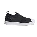 Tênis Feminino adidas Superstar Slip-on Cor Preto - Adulto 36 Br