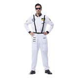 Disfraz De Astronauta Con Casco Espacial Para Hombre Adulto