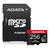 Memoria Microsd Adata 256gb Sdxc Cl10 V30 A2 Highendurance