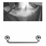 Piercing Transversal Surface Aço Inoxidável 1 Peça