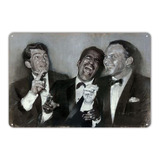 Farm Home Cartel De Chapa Café Rat Pack Retrato Decora...