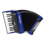 Acordeon Hohner Bravo Il 48 Bajos Azul Caja Cerrada