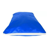 4 Capas Travesseiro Impermeável  Hospitalar Azul 50x70