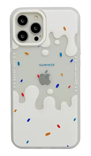 Funda/case Para iPhone X Xr Xs 11 12 13  Diseño Helado