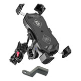 12v Motocicleta Qc3.0 Usb Qi Inalámbrico Cargador Soporte De