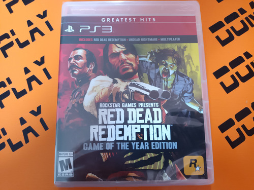Red Dead Redemption Goty Ps3 Sellado Nuevo Físico Dom Play