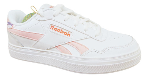 Zapatillas Reebok Court Advance Blanco Rosa