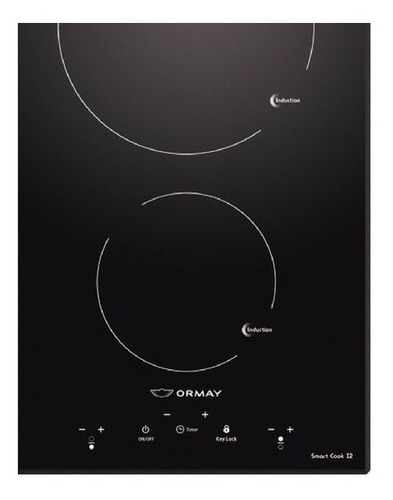 Anafe Placas De Inducción Ormay Smart Cook 12 2 Hornallas 