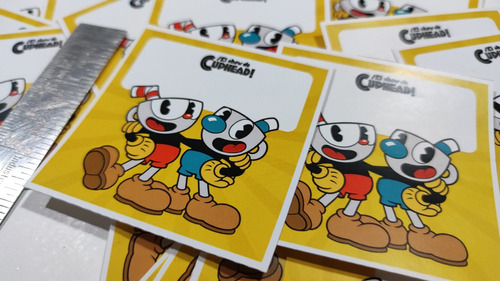 Stickers El Show De Cuphead Y Mugman Deco Etiquetado X30u