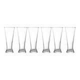 Set 6 Vasos Cerveceros Altos De Cristal 300 Ml | Ug-14_06