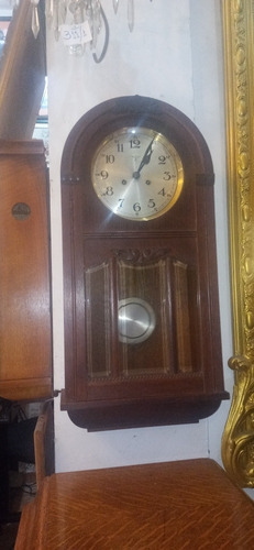Antiguo Reloj De Pared Aleman Funcionando No Envio N360