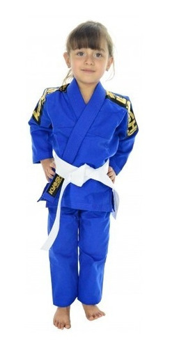 Kimono Judo Infantil Reforçado Kyoshi C/ Faixa Acompanha 