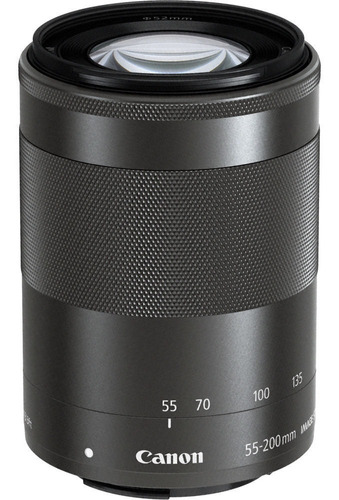 Canon Ef-m 55-200mm F/4.5-6.3 Is Stm Lente (black)