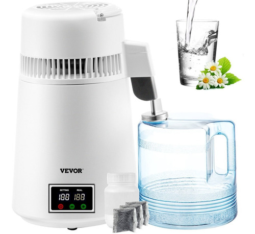 Purificador De Agua Destilador Agua En Casa 4 Litros 1 L/h